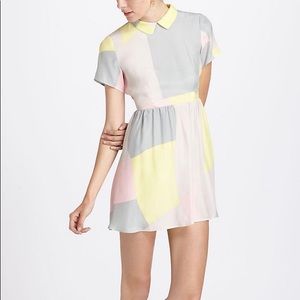Anthropologie Color Block Dress